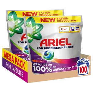 Ariel Professional All In One Washing Detergent Pods Colour 1x100's