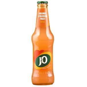 J2O Orange & Passion Fruit Glass Bottles 24x275ml