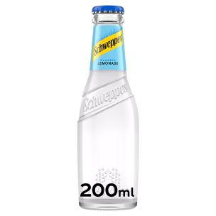 Schweppes Lemonade Glass Bottles 24x200ml