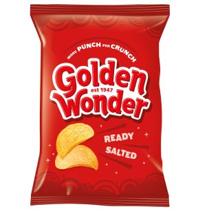 Golden Wonder Ready Salted Crisps 32x32.5g