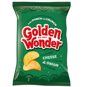 Golden Wonder Cheese & Onion Crisps 32x32.5g