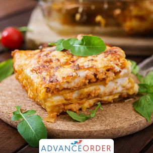 P&P Meat Lasagna With Bolognese Sauce 1x2kg