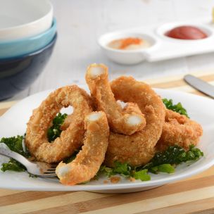 Pacific West Panko Coated (Hand Cut) Squid Rings 1x700g