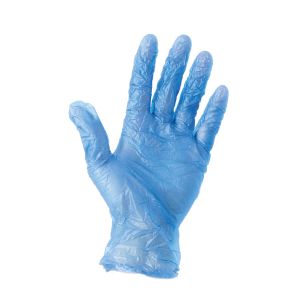 Florex Disposable Blue Gloves Medium 1x100