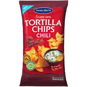 Santa Maria Chili Corn Tortilla Chips 12x475g