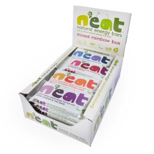 N'eat Natural Energy Bars (Mixed Rainbow Box) 16x45g