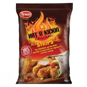 Tyson Halal Hot ‘n’ Kickin Chicken Strips-3x1kg	