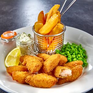 Aquablue Wholetail Breaded Scampi 1x454g