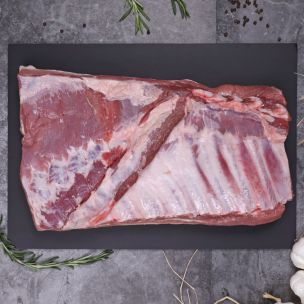 Fresh Raw Pork Belly (Bone In - Rind On) (Price Per Kg) Box Range 16-22kg