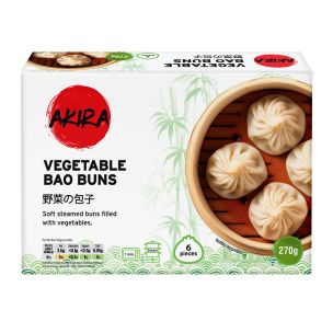 Akira Vegetable Bao Buns 16x270g