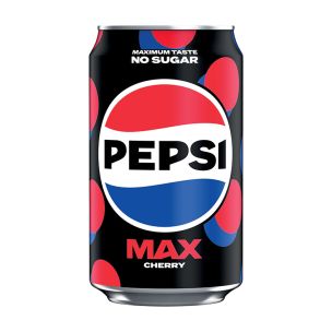 Pepsi Max Cherry Cans-(GB)-24x330ml