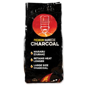 JJ Premium Marabu (Cuban) Barbecue Charcoal (not for resale) 1x5kg