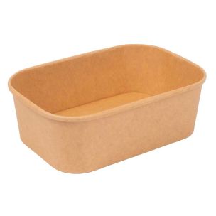 750ml Kraft Food Containers (Lid Ref CON188) 1x300