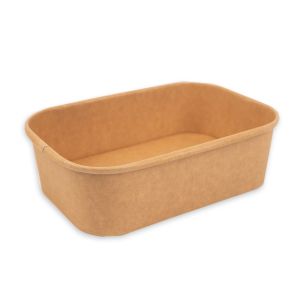650ml Kraft Food Containers (Lid Ref CON188) 1x300