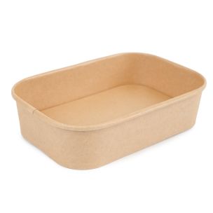 500ml Kraft Food Containers (Lid Ref CON188) 1x300