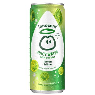 Innocent Juicy Water with Bubbles Lemon & Lime 12x330ml