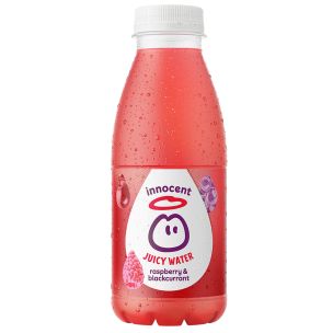 Innocent Juicy Water Raspberry & Blackcurrant 12x420ml