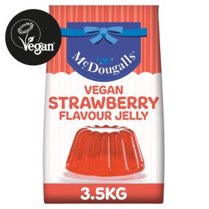 McDougalls Vegan Jelly Strawberry-1x3.5kg