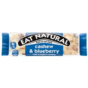 Eat Natural Cashew, Blueberry with Yoghurt Coating Bars 12x40g