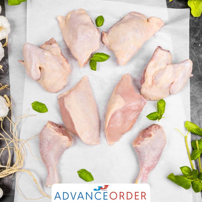 Fresh Halal 8 Way Cut Chicken 8x1.8kg