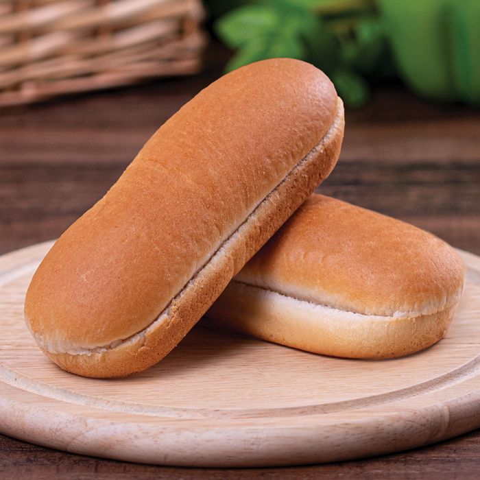 Letsdough Jumbo 7.5" Hot Dog Rolls-6x8