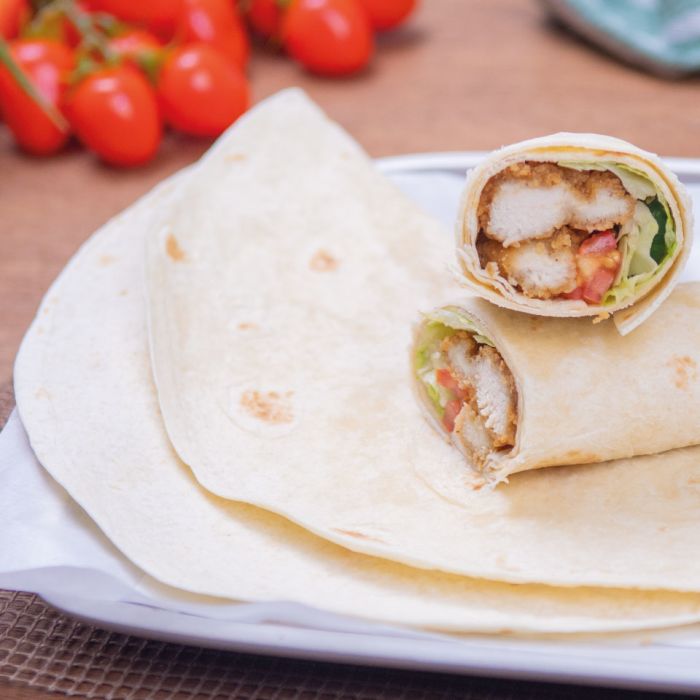 Letsdough 12" Flour Tortilla Wraps-4x18