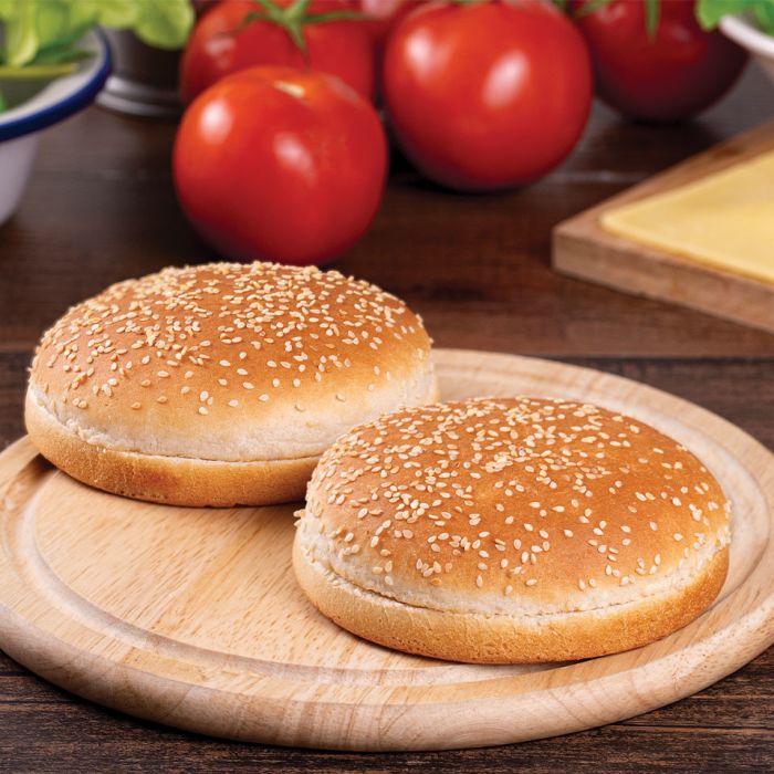 Letsdough 5" Seeded Burger Buns 1x48