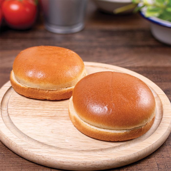 Letsdough 4.5" Gourmet Brioche Buns (Sliced) 1x48