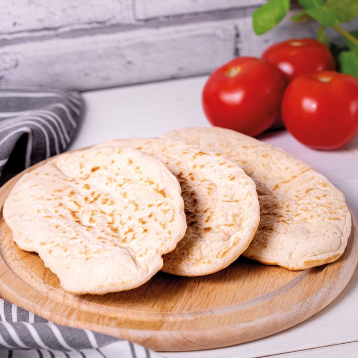 JJ Small Pitta Breads (Frozen)-10x12