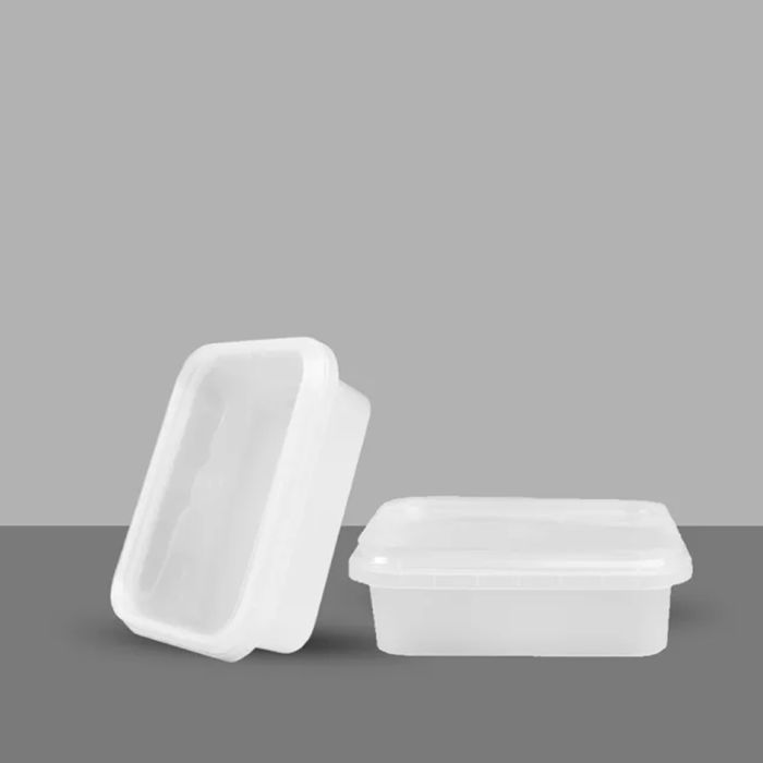 JJ 220ml Microwave Plastic Containers with Lids 1x120