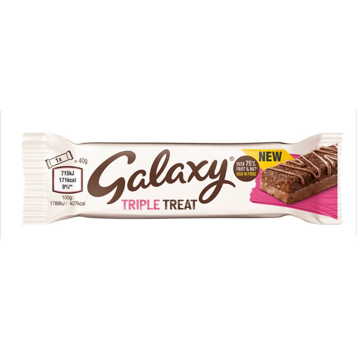 Galaxy Triple Treat Bar 18x40g
