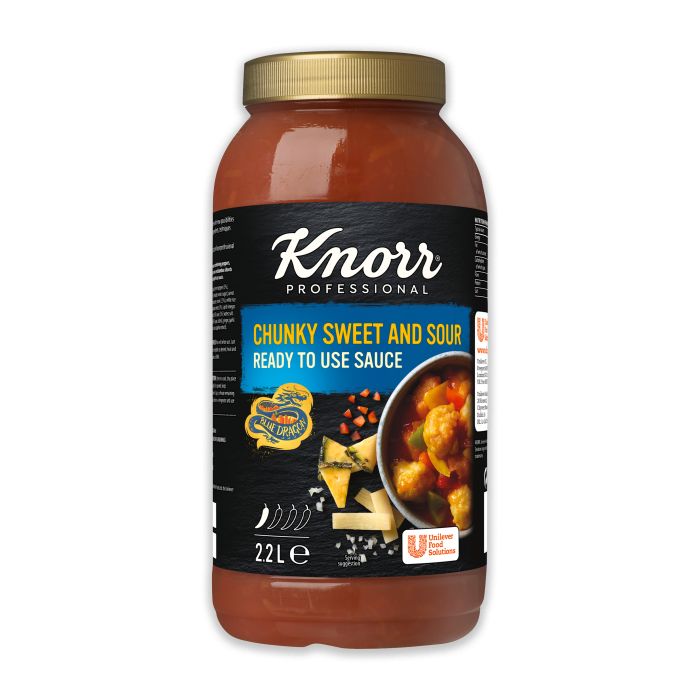 Knorr Professional Blue Dragon Chunky Sweet and Sour Sauce 2x2.2L