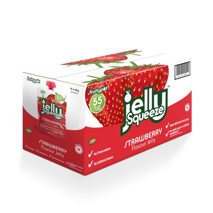 JellySqueeze Strawberry 16x95g