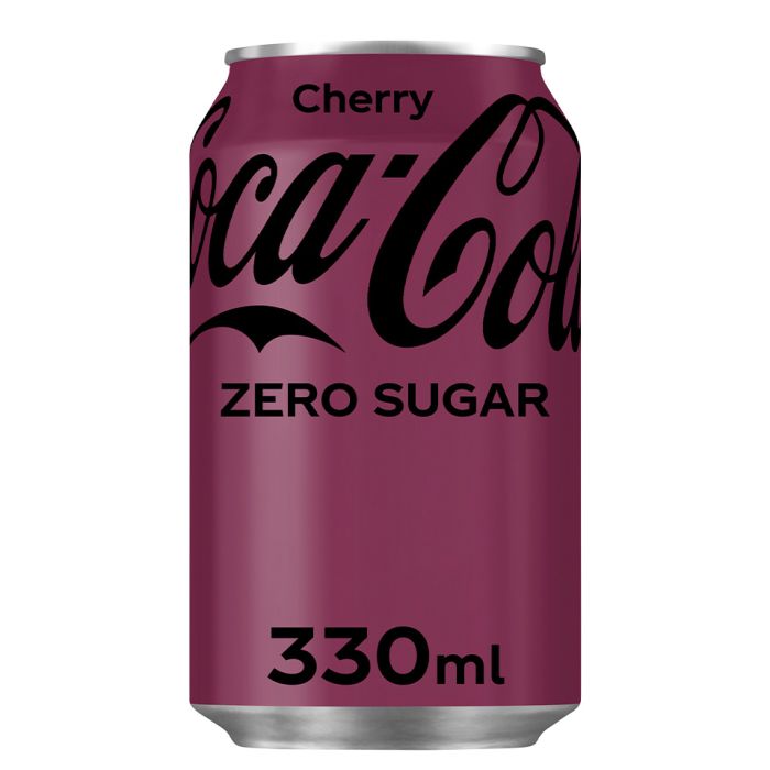 Coca-Cola Cherry Zero Cans (GB) 24x330ml