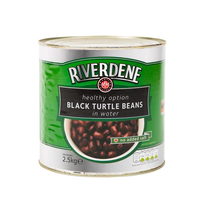 Black Turtle Beans in Water (Tin) 1x2.5kg