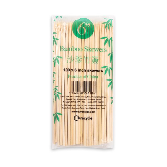 Bamboo Sticks (6")(Single)-10x100
