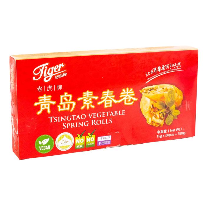 Tiger Tsingtao Vegetable Spring Rolls 10x50x15g