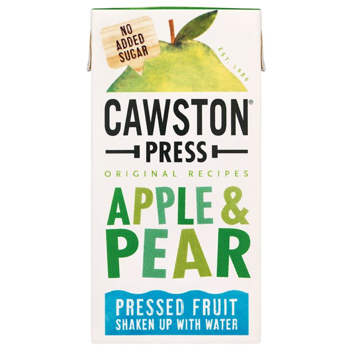 Cawston Press Kids Carton Apple & Pear 18x200ml